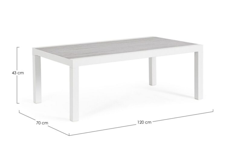 Bizzotto - Aia Diivanilaud Kledi White 120x70 - Image 7