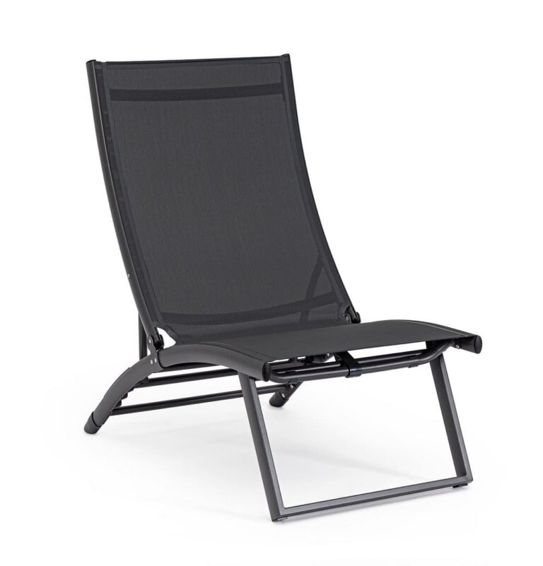 Bizzotto - Складной шезлонг Taylor Lounge Charcoal — изображение 5