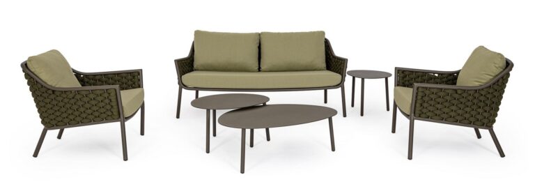 Bizzotto - Garden Armchair Everly Olive - Image 6