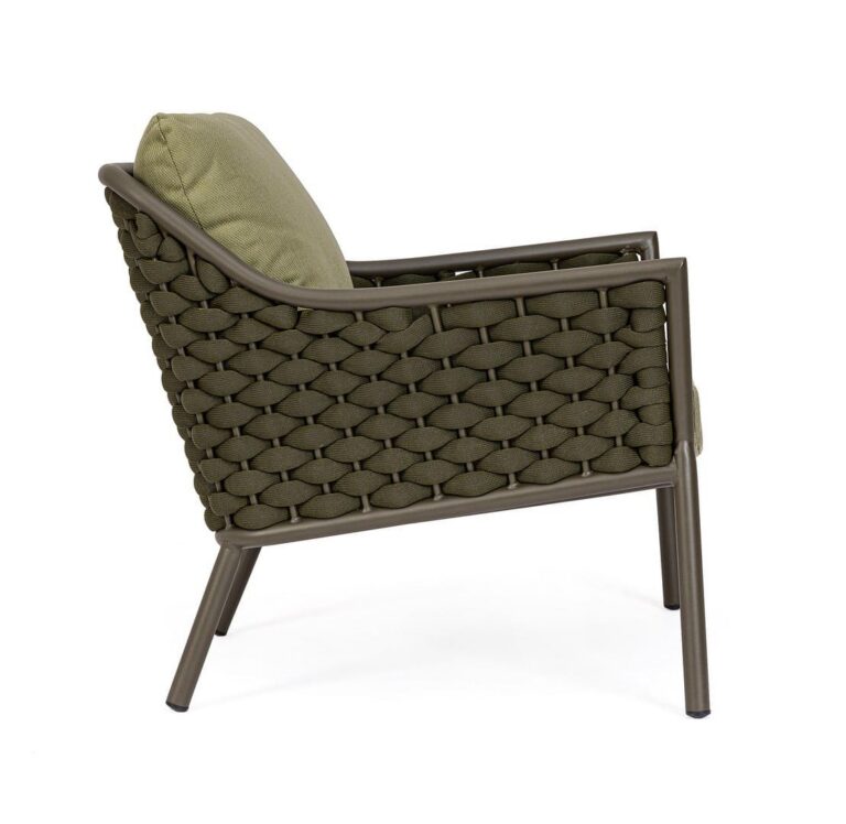 Bizzotto - Garden Armchair Everly Olive - Image 7