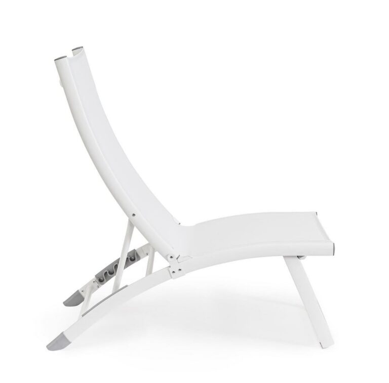 Bizzotto - Складной шезлонг Taylor Lounge White — изображение 5