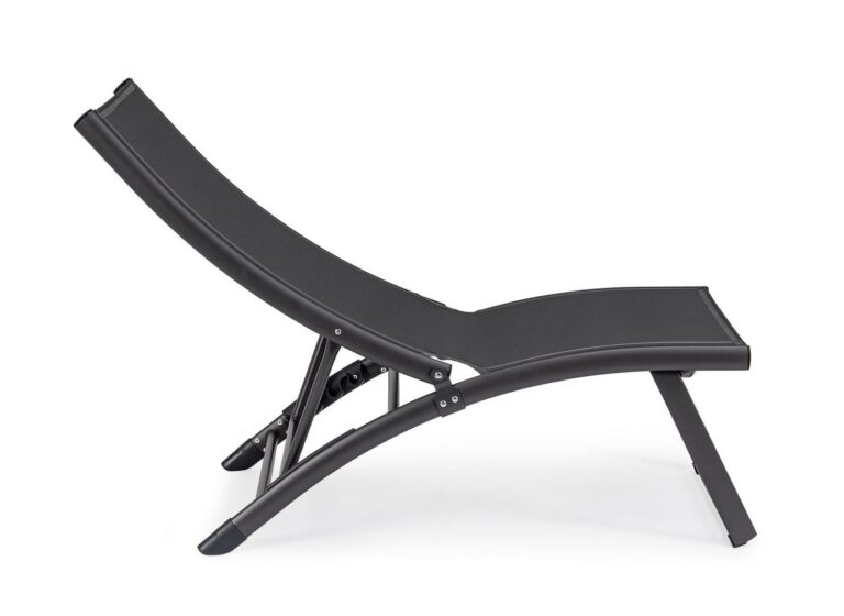 Bizzotto - Складной шезлонг Taylor Lounge Charcoal — изображение 7