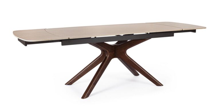 Bizzotto - Extendable Dining Table Maritta Walnut 170-250 - Image 7