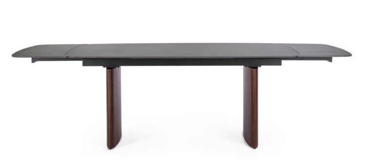 Bizzotto - Extendable Dining Table Mailis Walnut Grey 180-260 - Image 9