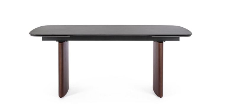 Bizzotto - Extendable Dining Table Mailis Walnut Grey 180-260 - Image 8