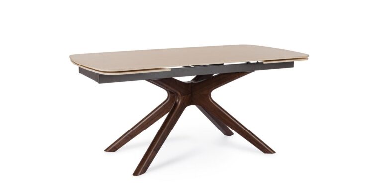 Bizzotto - Extendable Dining Table Maritta Walnut 170-250 - Image 6