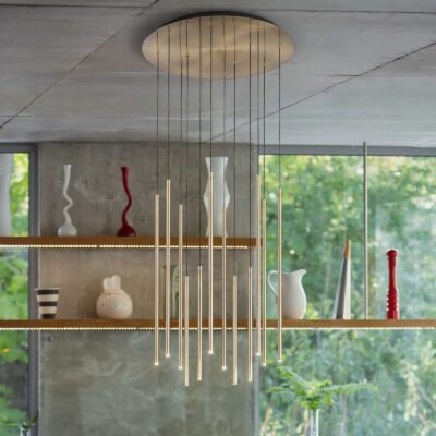 Ideal Lux - Rippvalgusti Filo Sp12 Gold - Image 2