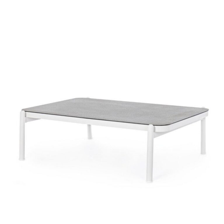 Bizzotto - Outdoor Coffee Table Florencia White 120x75