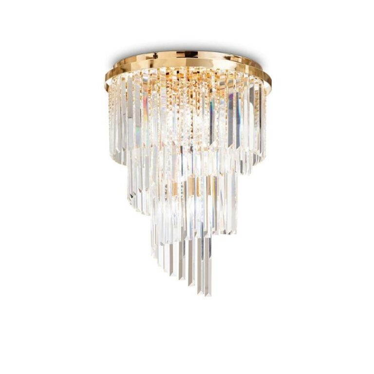 Ideal Lux - Ceiling Lamp Carlton Pl12 Gold