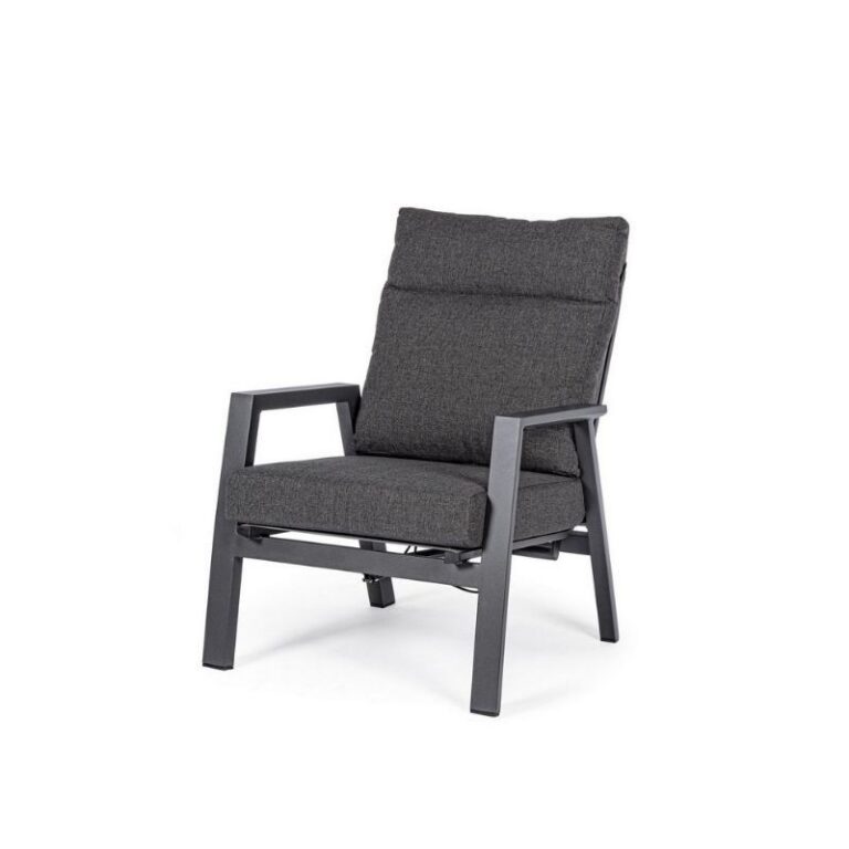 Bizzotto - Garden Armchair Kledi Charcoal