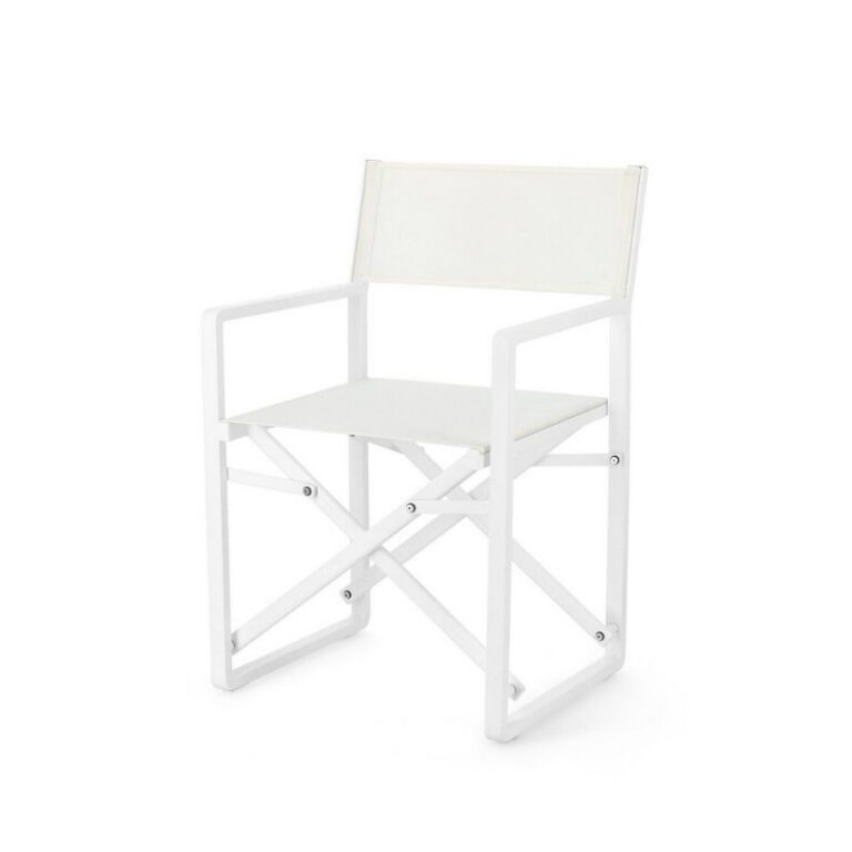 Bizzotto - Garden Chair Konnor Director White