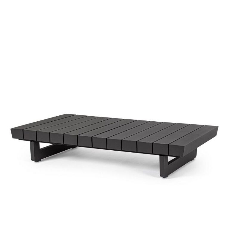 Bizzotto - Outdoor Coffee Table Infinity Charcoal 126x73.5