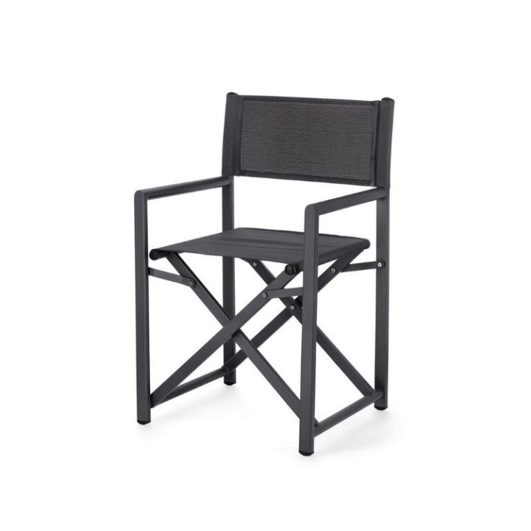 Bizzotto - Garden Chair Taylor Director Charcoal