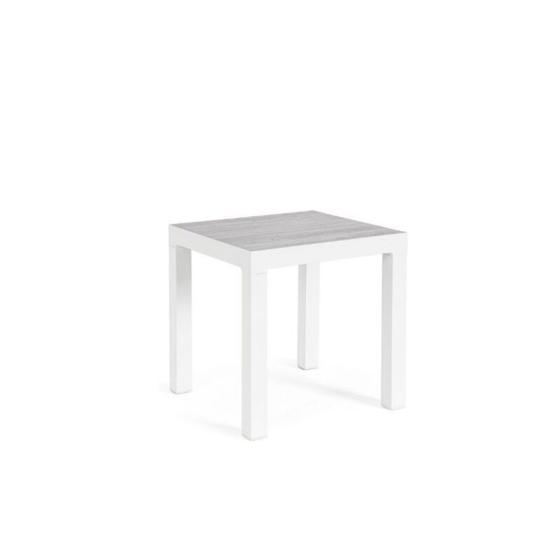 Bizzotto - Garden Coffee Table Kledi White 50x50