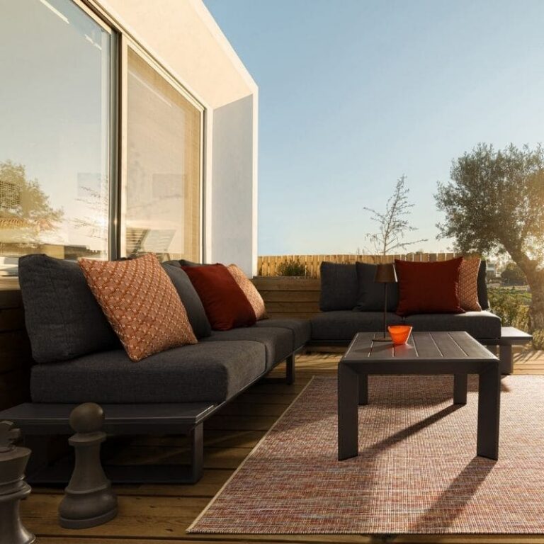 Bizzotto - Outdoor Furniture Set Konnor Charcoal