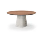 Cattelan Italia - Dining table Rado Wood Round - Image 4