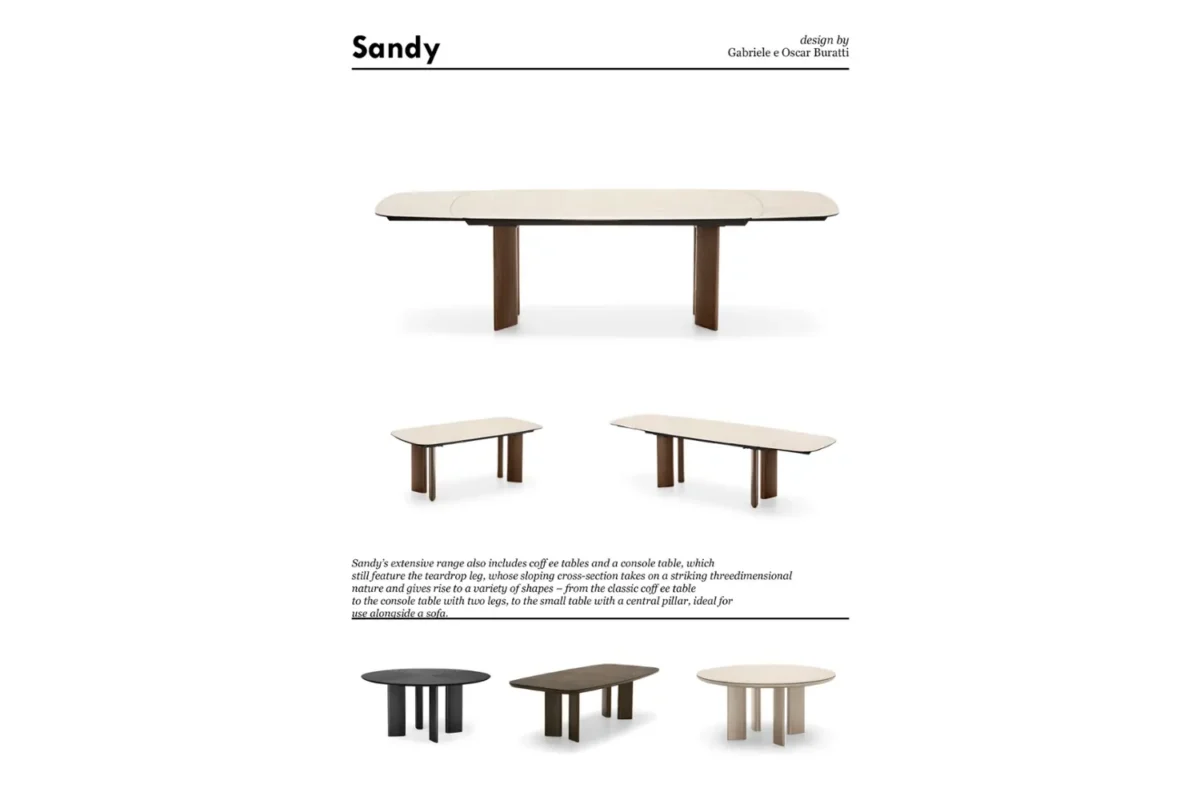 Calligaris - Round dining table Sandy CS4156-FD - Image 4