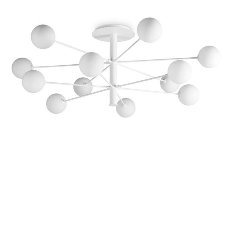 Ideal Lux - Ceiling Lamp Cosmopolitan Pl12 White