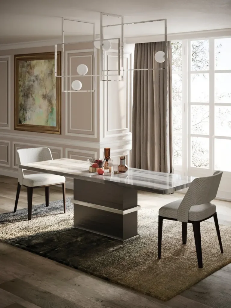 Stone International - Dining Table SATURN LIGHT - Image 5