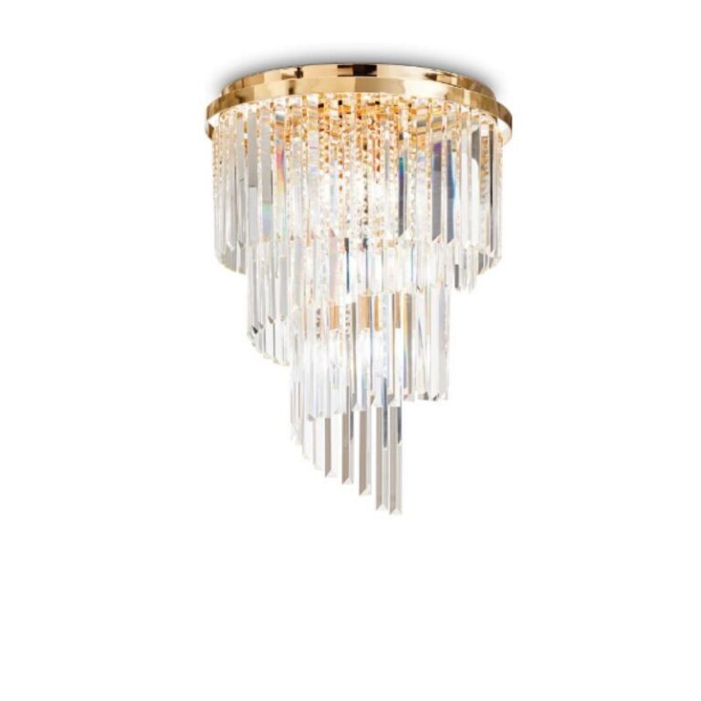 Ideal Lux - Ceiling Lamp Carlton Pl12 Gold - Image 2