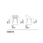 Calligaris - Dining Chair Anime CS2210 - Image 3