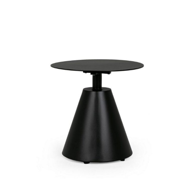 Bizzotto - Garden Side Table Aloha Black D50