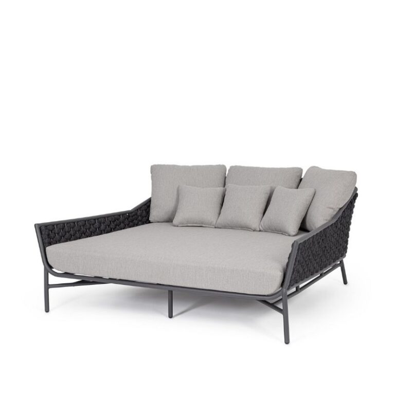 Bizzotto - Outdoor Daybed Everly Charcoal