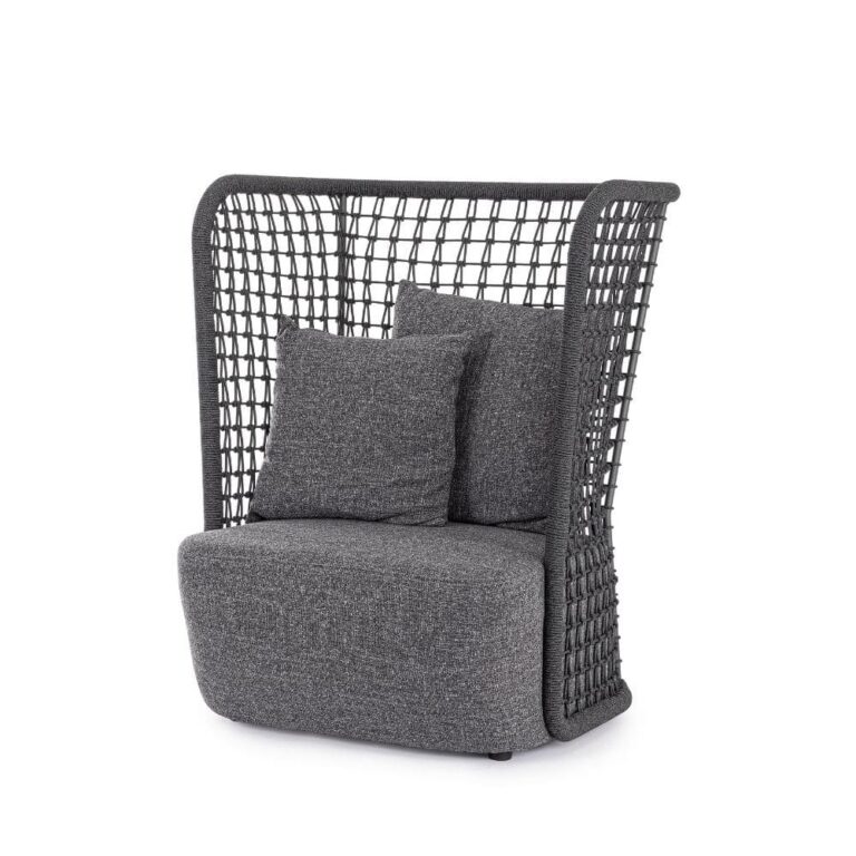 Bizzotto - Garden Armchair Kollar Anthracite