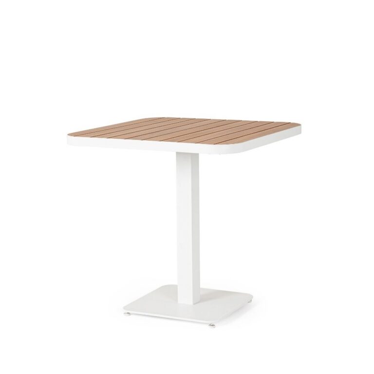Bizzotto - Садовый стол Belmar White 75x75