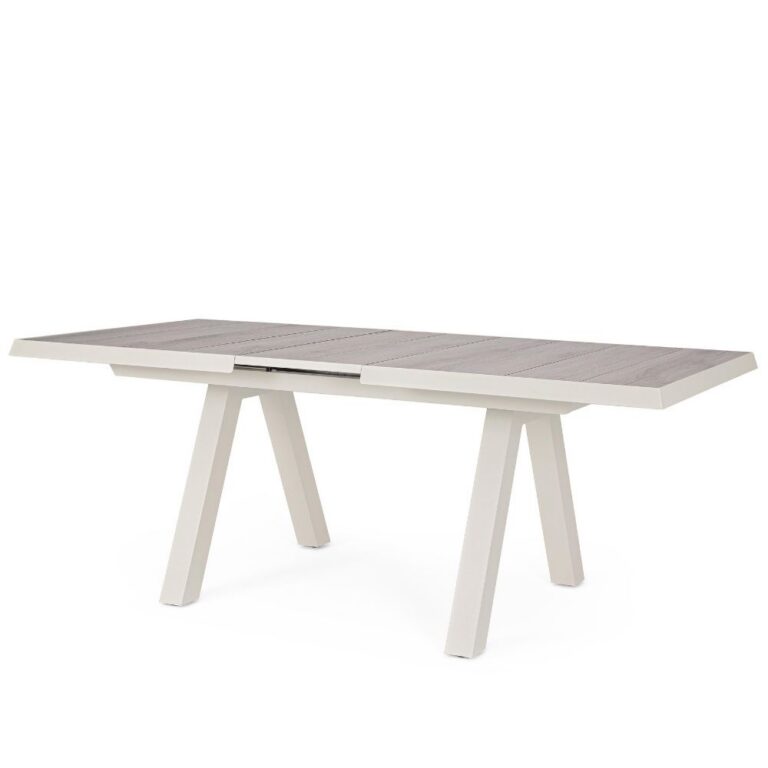 Bizzotto - Extendable Garden Table Krion Pelican 163-203x93