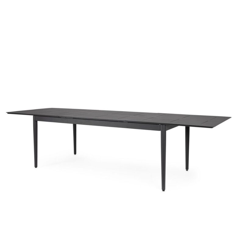 Bizzotto - Раздвижной садовый стол Nebula Anthracite 200-300x100
