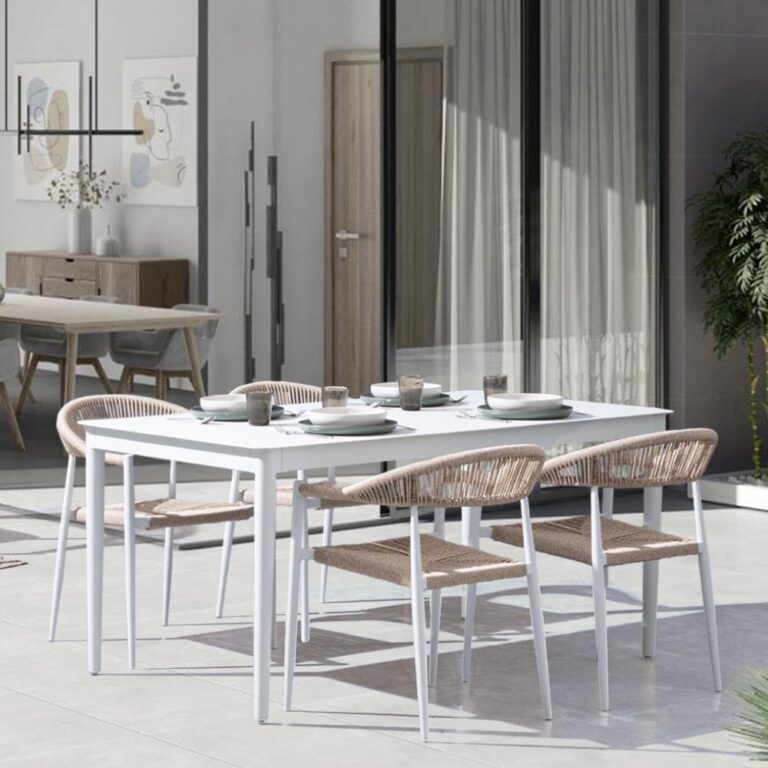 Bizzotto - Outdoor Table Nebula Vapor 160x90 - Image 2