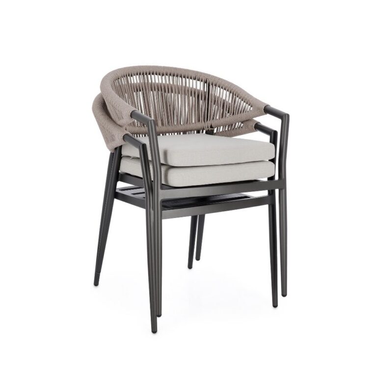 Bizzotto - Garden Chair Millor Khaki - Image 2
