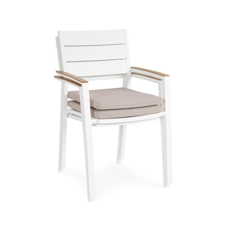 Bizzotto - Garden Chair Zelmar White  - Image 2