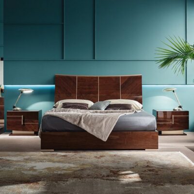 alf italia wooden bed bellagio