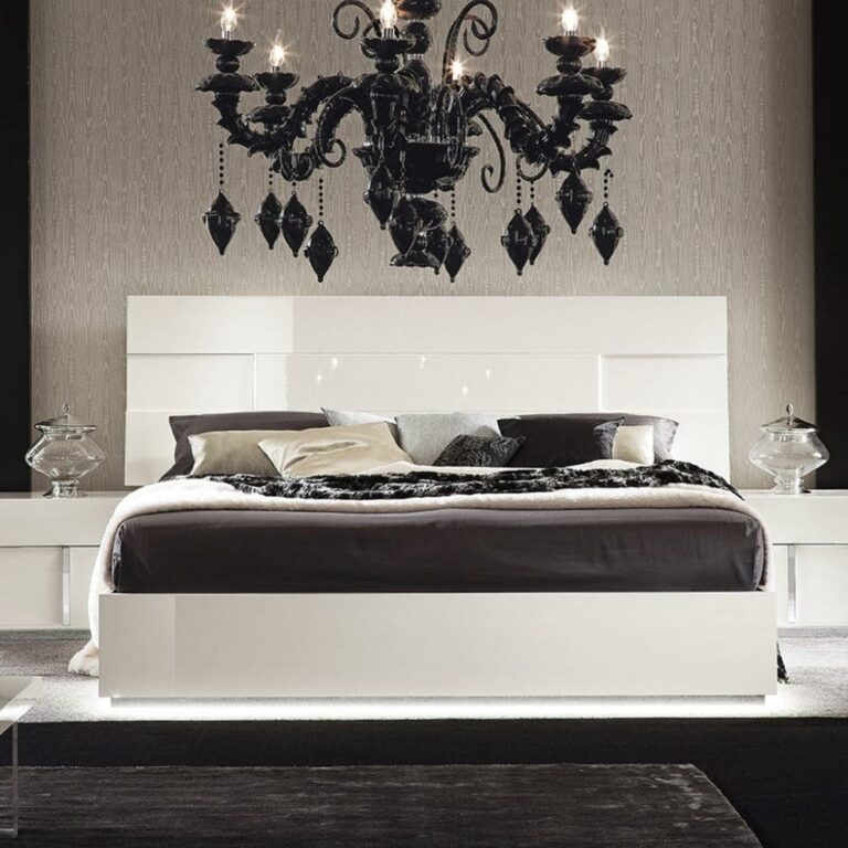 alf italia wooden bed canova