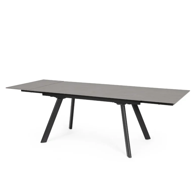 Bizzotto - Раздвижной обеденный стол Jarkko Black 160-240