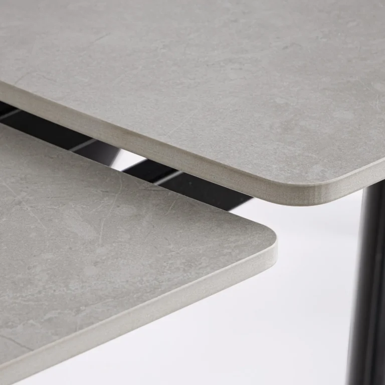 Bizzotto - Extendable Dining Table Raili Black 120-180 - Image 2