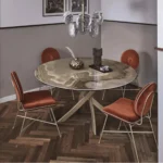 Bontempi - Round dining table Barone Round 01.91 - Image 2