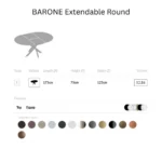 Bontempi - Раздвижной обеденный стол Barone 52.86 — изображение 4