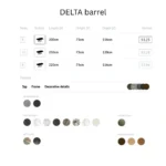 Bontempi - Обеденный стол Delta 53.25 — изображение 4