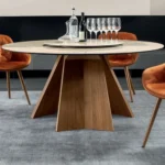 Calligaris - Ümmargune söögilaud Icaro CS4113-FD - Image 2