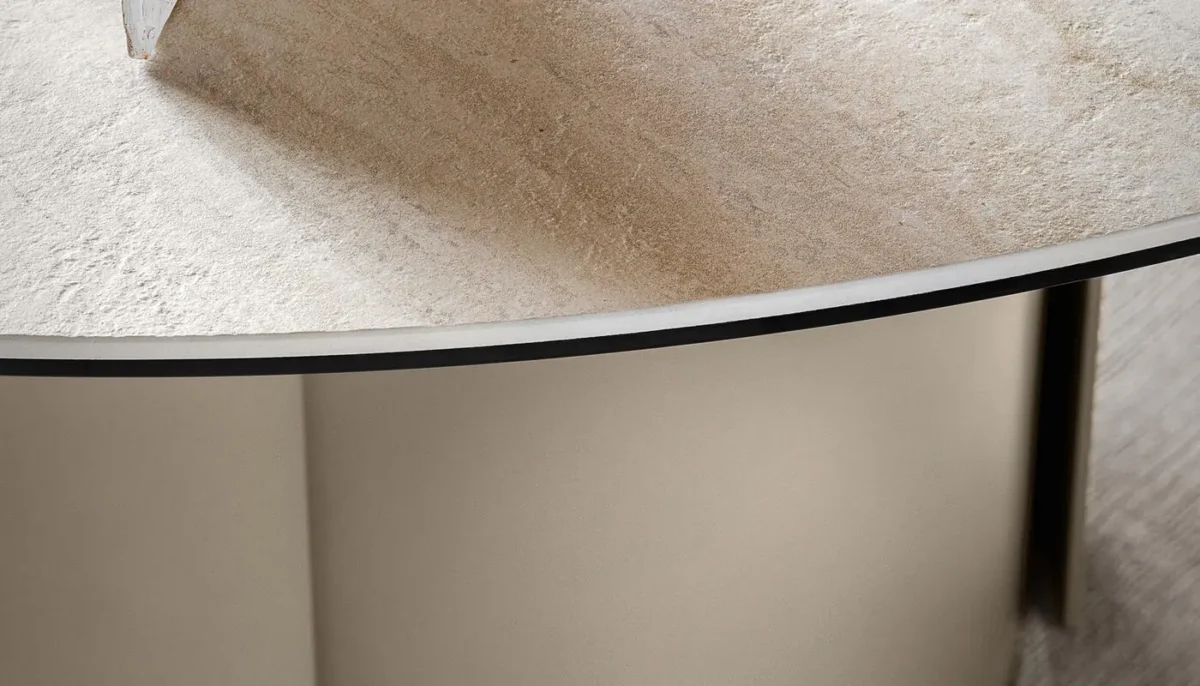 Calligaris - Round dining table Yoroi CS4150-FD - Image 8