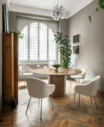 Calligaris - Round dining table Yoroi CS4150-FD - Image 11