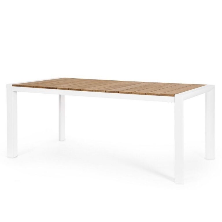 Bizzotto - Outdoor Table Cameron White 180x90
