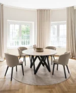 Calligaris - Round dining table Cartesio Round CS4092-FD - Image 7