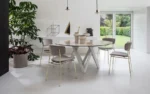 Calligaris - Round dining table Cartesio Round CS4092-FD - Image 9