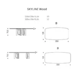 Cattelan Italia - Dining table Skyline Wood - Image 3