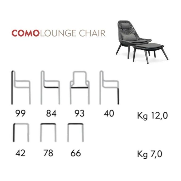 Grattoni - Garden Armchair Como Lounge Set2 - Image 8