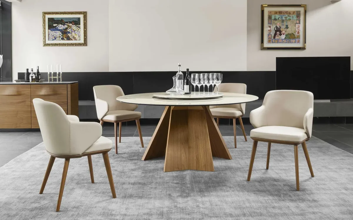 Calligaris - Ümmargune söögilaud Icaro CS4113-FD - Image 5